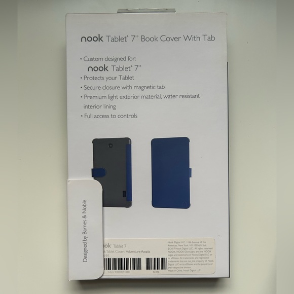 Nook 7” cover in Adventure Awaits NWT - Picture 2 of 2